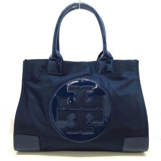 トリーバーチ(Tory Burch)のTORY BURCH(トリーバーチ) トートバッグ エラ ネイビー ナイロン×エナメル（レザー）(トートバッグ)