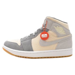 ナイキ(NIKE)のNIKE ナイキ AIR JORDAN 1 MID SE Coconut Milk エアジョーダン1 ミッド ココナッツミルク ハイカット スニーカー グレー US9.5/27.5cm DN4281-100(スニーカー)