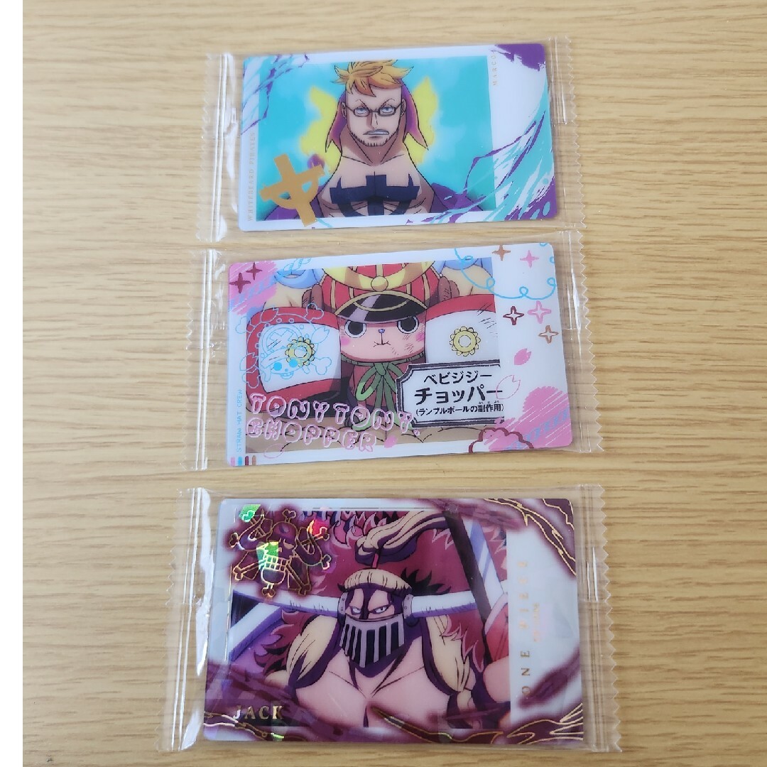 ONE PIECE(ワンピース)のワンピース イタジャガ　カード　3枚 エンタメ/ホビーのアニメグッズ(カード)の商品写真