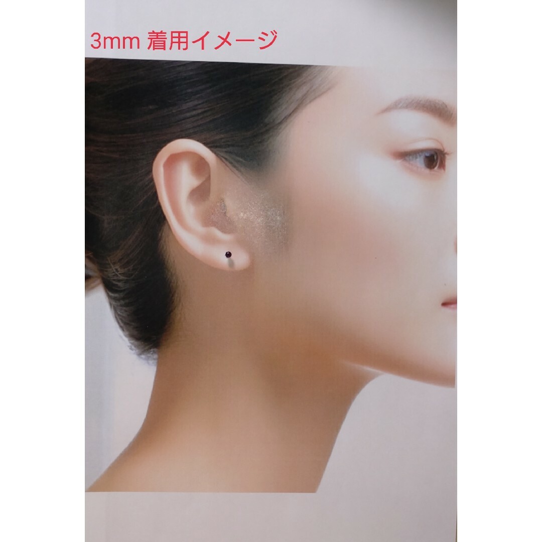 SWAROVSKI(スワロフスキー)の【組み合わせオーダーメイド✨】Vカットクリスタル 樹脂ポストピアス 3mm レディースのアクセサリー(ピアス)の商品写真