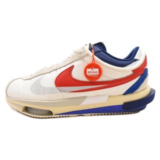 ナイキ(NIKE)のNIKE ナイキ ×sacai ZOOM CORTEZ SP サカイ ズーム コルテッツ ローカットスニーカー シューズ ホワイト/ブルー/レッド US10/28.0cm DQ0581-100(スニーカー)