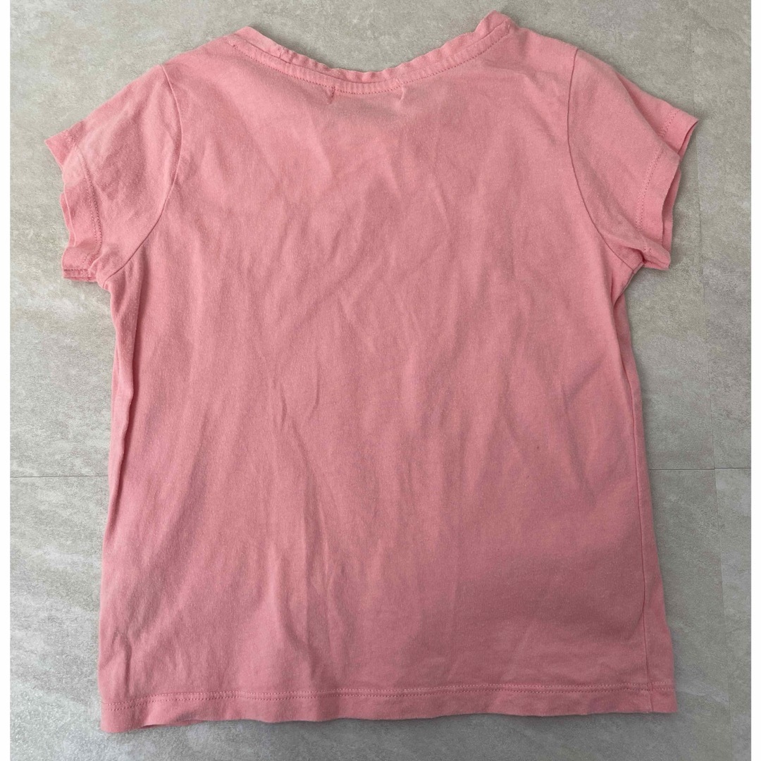 Bonpoint(ボンポワン)のボンポワン　ロゴ　Tシャツ　半袖　4a ピンク　リバティ キッズ/ベビー/マタニティのキッズ服女の子用(90cm~)(Tシャツ/カットソー)の商品写真