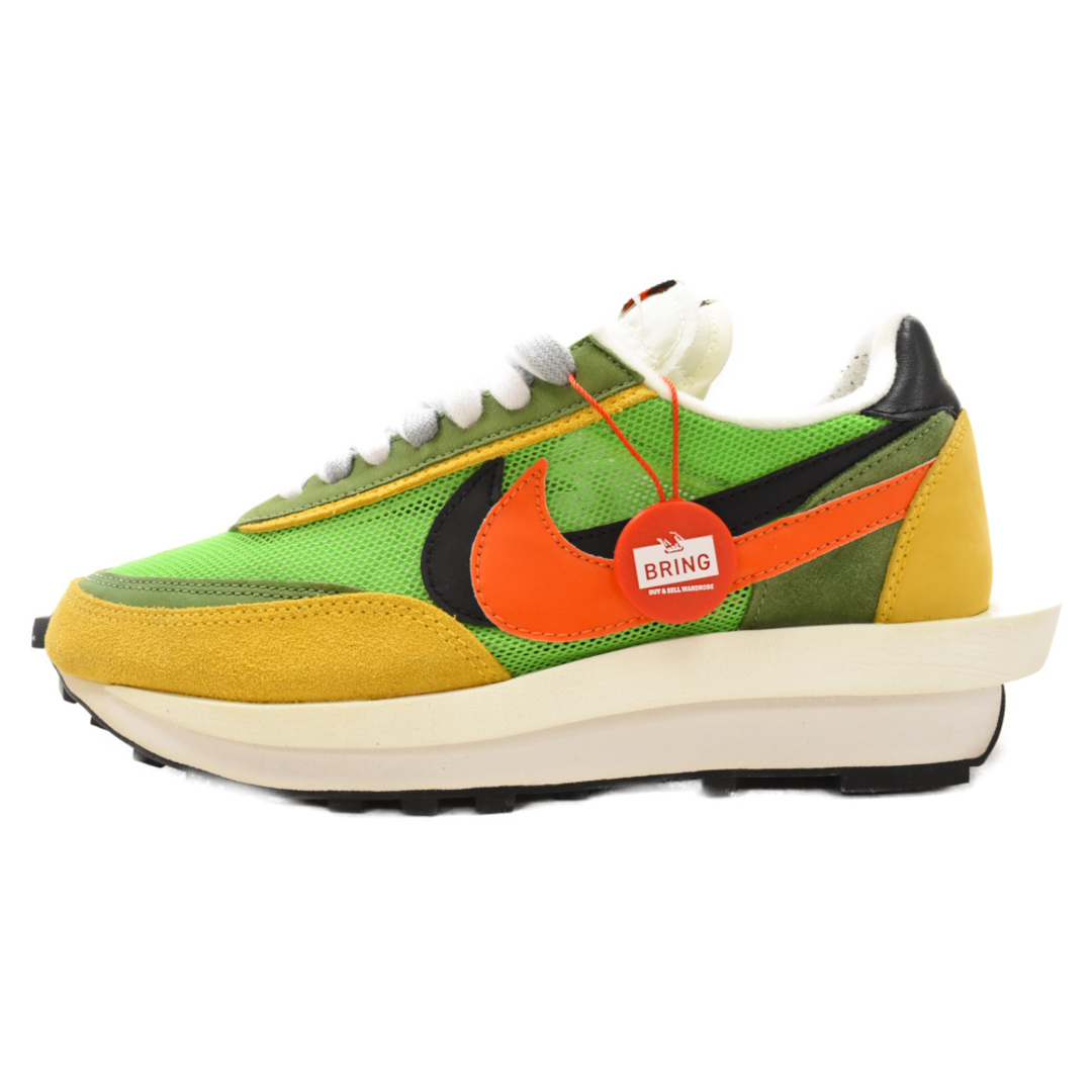 NIKE(ナイキ)のNIKE ナイキ ×sacai サカイ LD WAFFLE ワッフル ローカットスニーカー グリーン/イエロー BV0073-300 US8.5/26.5cm メンズの靴/シューズ(スニーカー)の商品写真