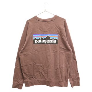 パタゴニア(patagonia)のPATAGONIA パタゴニア 21AW ロゴ プリント 長袖カットソー Tシャツ ブラウン 39603FA21(Tシャツ/カットソー(七分/長袖))
