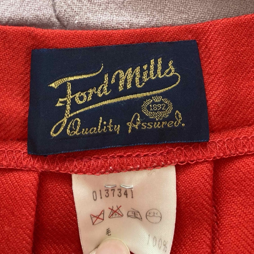 Ford mills フォードミルズ　プリーツスカート　スコットランド製 レディースのスカート(ひざ丈スカート)の商品写真