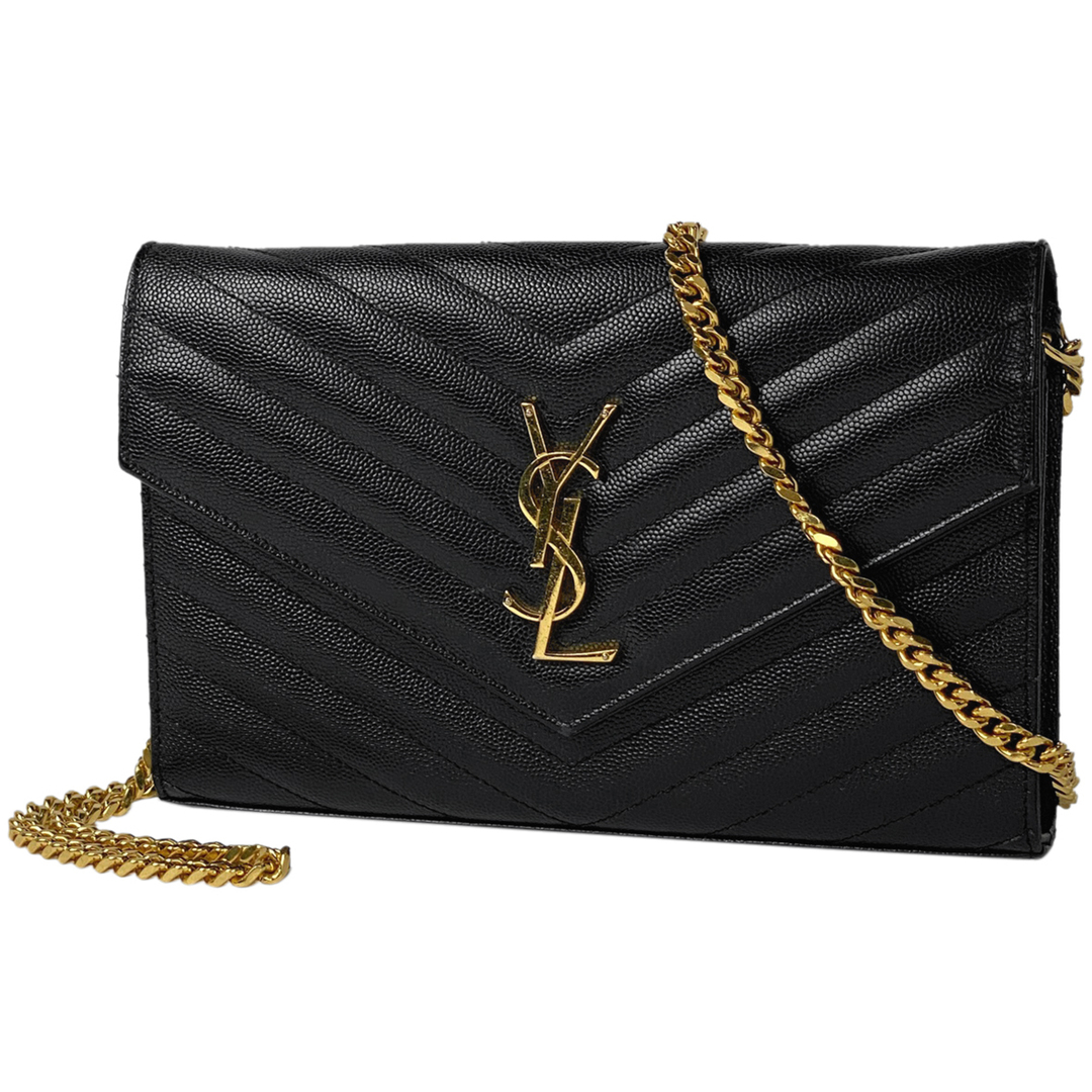 Saint Laurent(サンローラン)のサンローラン モノグラム チェーンウォレット レディース 【中古】 レディースのバッグ(ショルダーバッグ)の商品写真