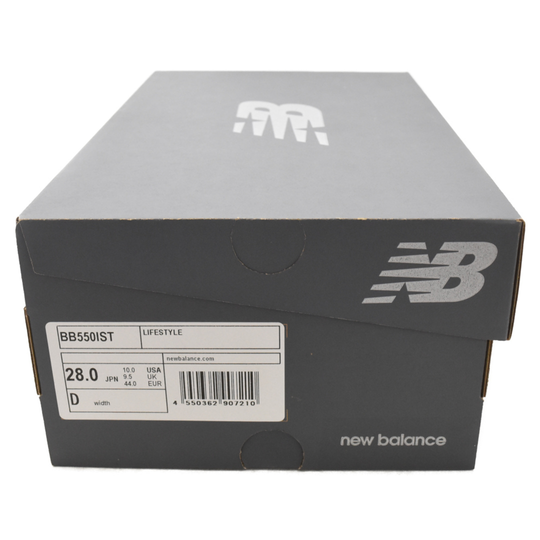 New Balance(ニューバランス)のNew Balance ニューバランス BB550IST レザーローカットスニーカー メンズの靴/シューズ(スニーカー)の商品写真