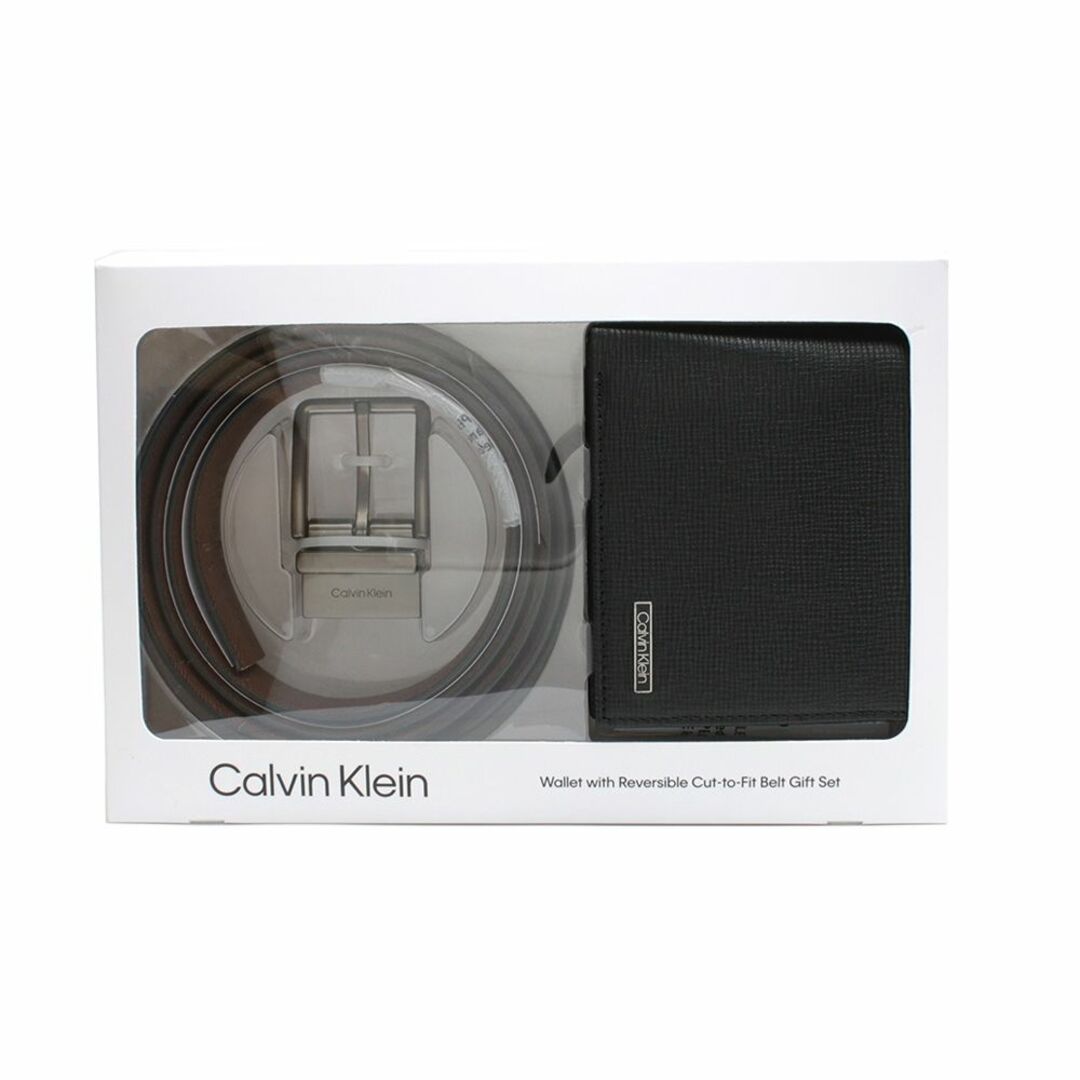 Calvin Klein(カルバンクライン)の【新品 未使用】カルバンクライン ベルト＆二つ折り財布 41CK240002 メンズのファッション小物(折り財布)の商品写真