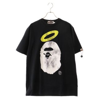 アベイシングエイプ(A BATHING APE)のA BATHING APE アベイシングエイプ ×Union Washed Ape Head Tee ユニオン ウォッシュ エアイプヘッド 半袖Tシャツ ブラック 001CSJ731909C/0ZXTEM109909L(Tシャツ/カットソー(半袖/袖なし))