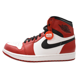 ナイキ(NIKE)のNIKE ナイキ AIR JORDAN 1 RETRO HIGH CHICAGO エア ジョーダン 1 レトロ ハイ シカゴ ハイカット スニーカー レッド/ホワイト US10/28cm 332550-163(スニーカー)