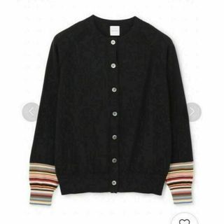 ポールスミス(Paul Smith)の【洗える】コットンベーシックニット ウィズ シグネチャーストライプ カーディガン(カーディガン)