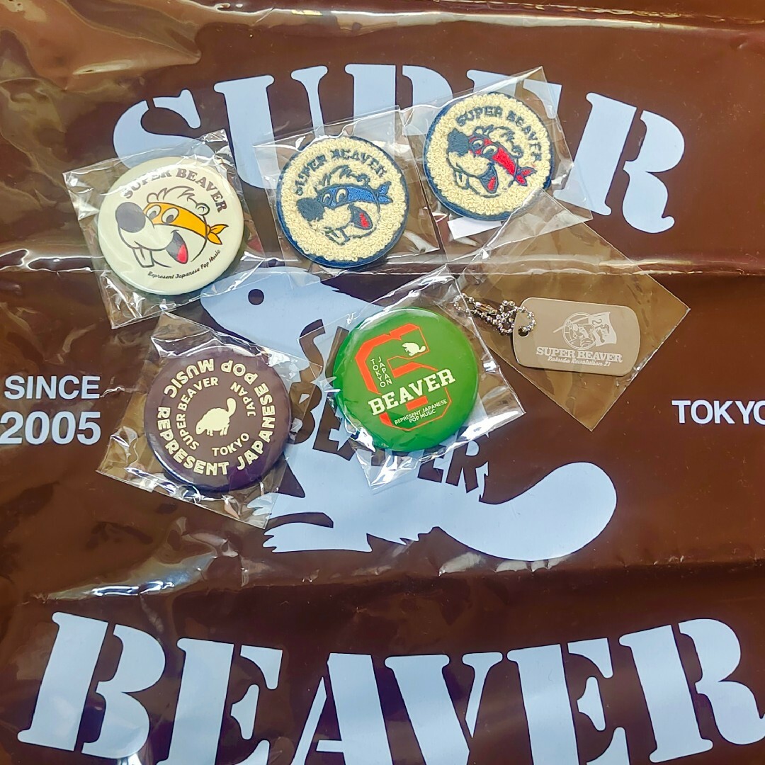SUPER BEAVER ガチャ 缶バッジ等セット エンタメ/ホビーのタレントグッズ(ミュージシャン)の商品写真