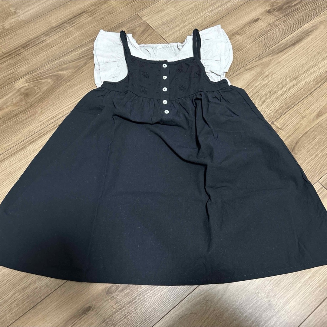 しまむら(シマムラ)のSEASON REASON キャミワンピース 110 キッズ/ベビー/マタニティのキッズ服女の子用(90cm~)(ワンピース)の商品写真