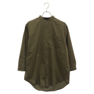 ノンネイティブ(nonnative)のnonnative ノンネイティブ ノーカラー 七分丈シャツ カーキNN-S3728(シャツ)