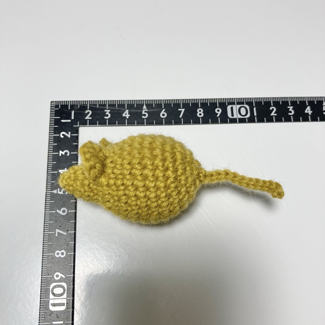 【ハンドメイド】猫のおもちゃ  ＊編みぐるみねず公 - Aセット＊　4個セット ハンドメイドのペット(おもちゃ/ペット小物)の商品写真