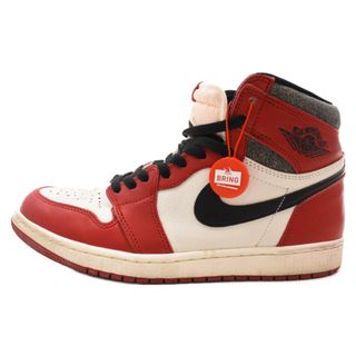 ナイキ(NIKE)のNIKE ナイキ AIR JORDAN 1 LOST&FOUND エアジョーダン1 ロスト&ファウンド ハイカットスニーカー ホワイト/レッド US9.5/27.5cm DZ5485-612(スニーカー)