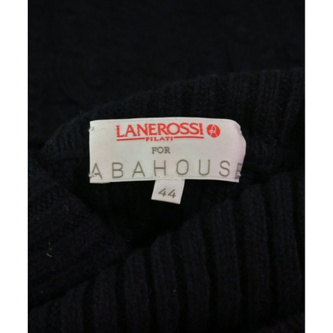 ABAHOUSE(アバハウス)のAba house アバハウス ニット・セーター 44(S位) 紺 【古着】【中古】 メンズのトップス(ニット/セーター)の商品写真