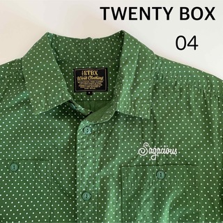 TWENTY BOX イーストトゥエンティボックス  シャツ 緑 グリーン (シャツ)