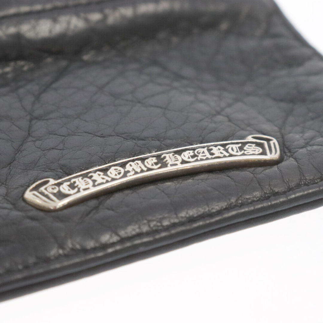 Chrome Hearts(クロムハーツ)のCHROME HEARTS クロムハーツ ZPR CHNG 3×4 ダガージップ チェンジパース ジッパーチェンジパース 3×4 コインケース ブラック メンズのファッション小物(コインケース/小銭入れ)の商品写真