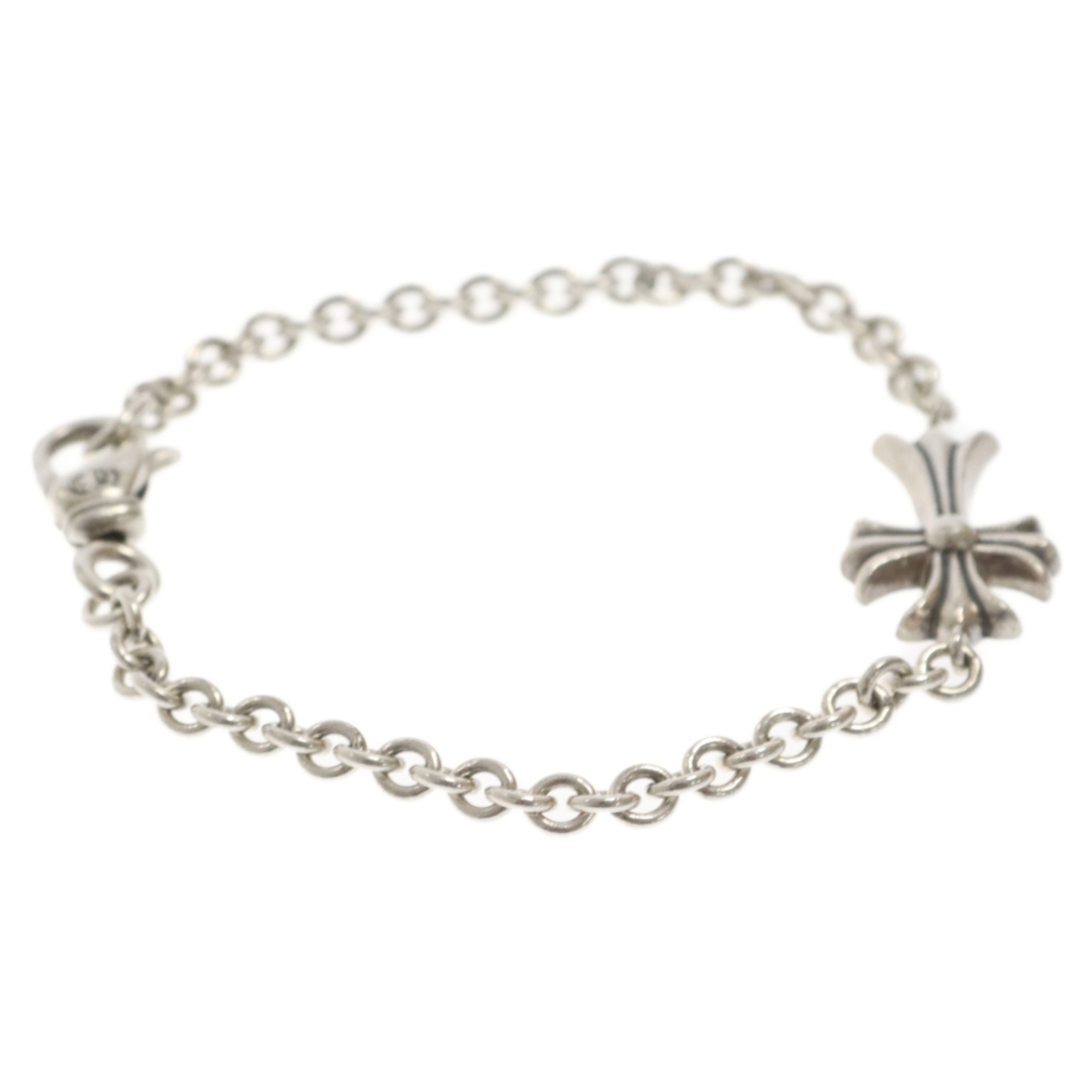 Chrome Hearts(クロムハーツ)のCHROME HEARTS クロムハーツ CHN TNY CH CRS/タイニーCHクロスチェーン ブレスレット シルバー メンズのアクセサリー(ブレスレット)の商品写真