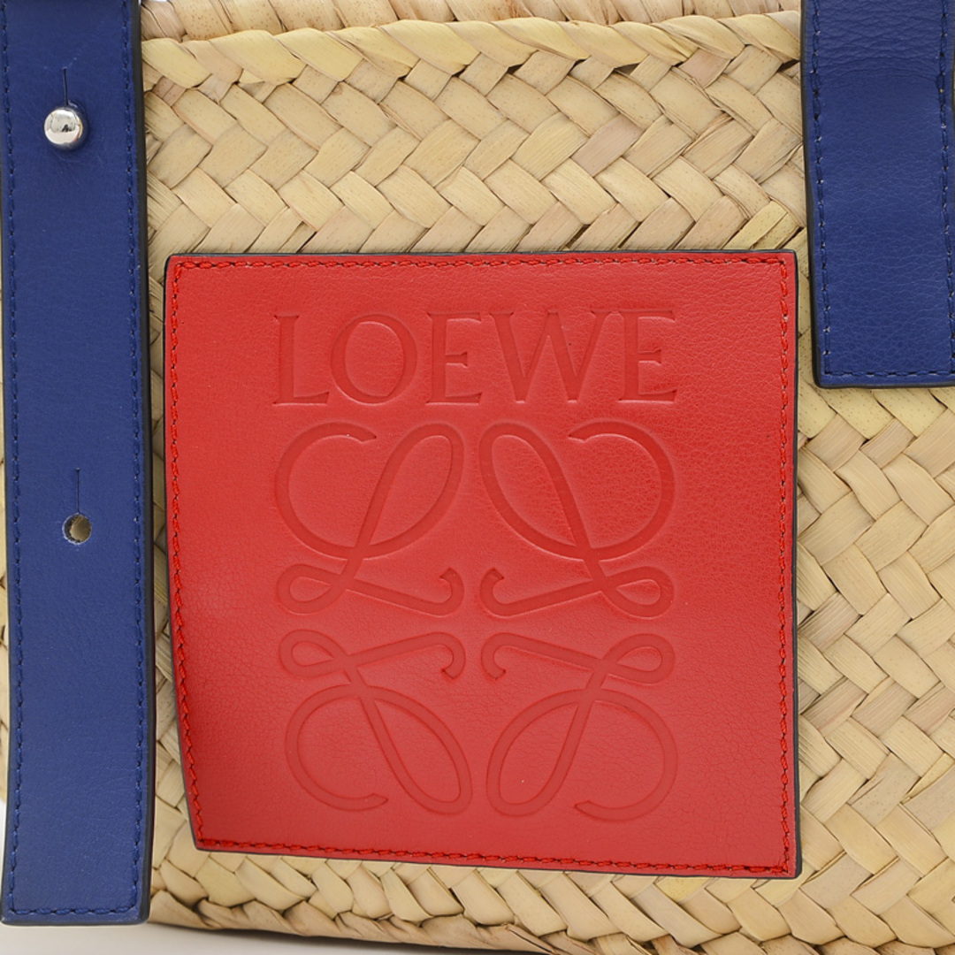 LOEWE(ロエベ)のロエベ バスケットバッグ かごバッグ スモール トートバッグ ブルー/レッド 3 レディースのバッグ(トートバッグ)の商品写真