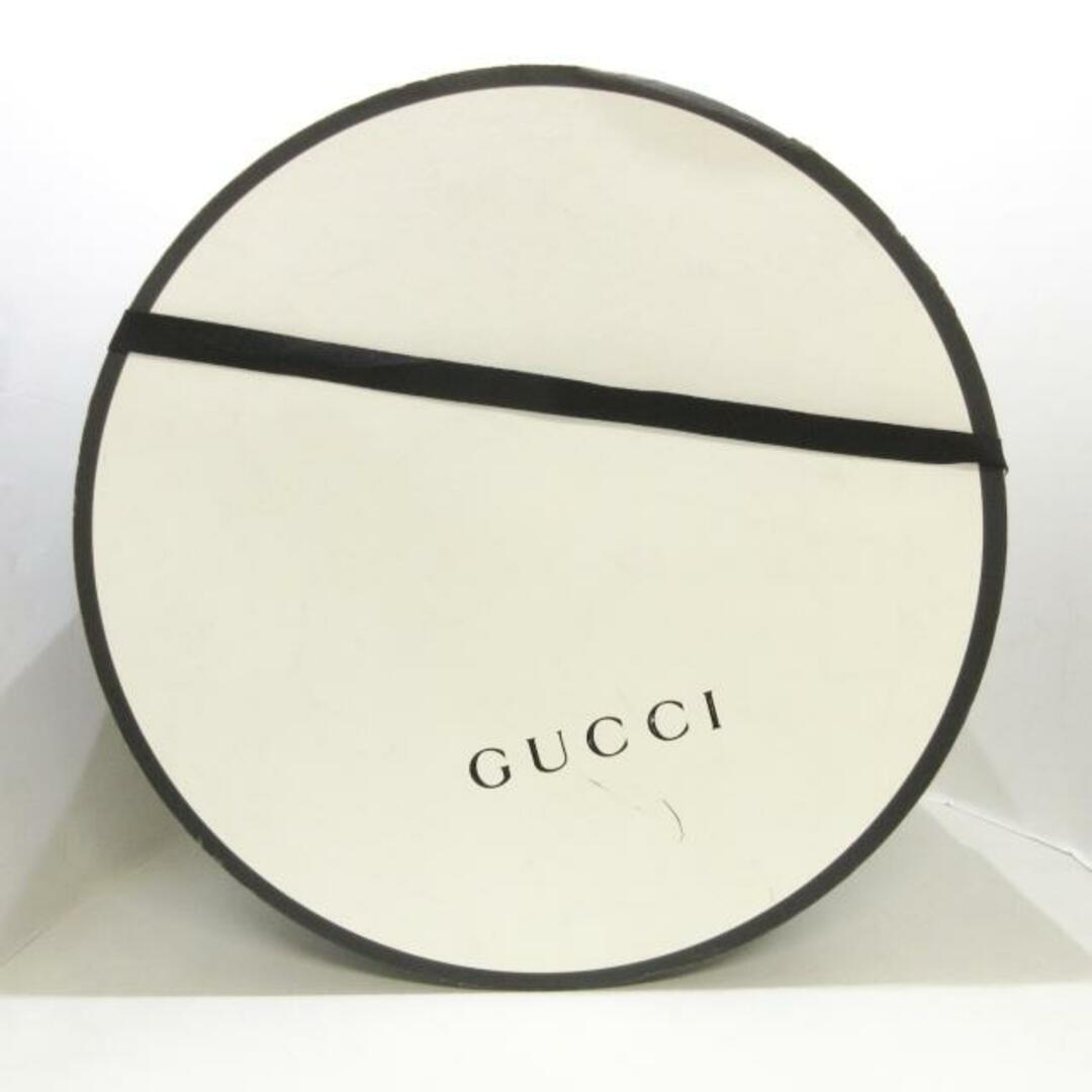 Gucci(グッチ)のグッチ ハット M/57美品  ストローハット レディースの帽子(ハット)の商品写真