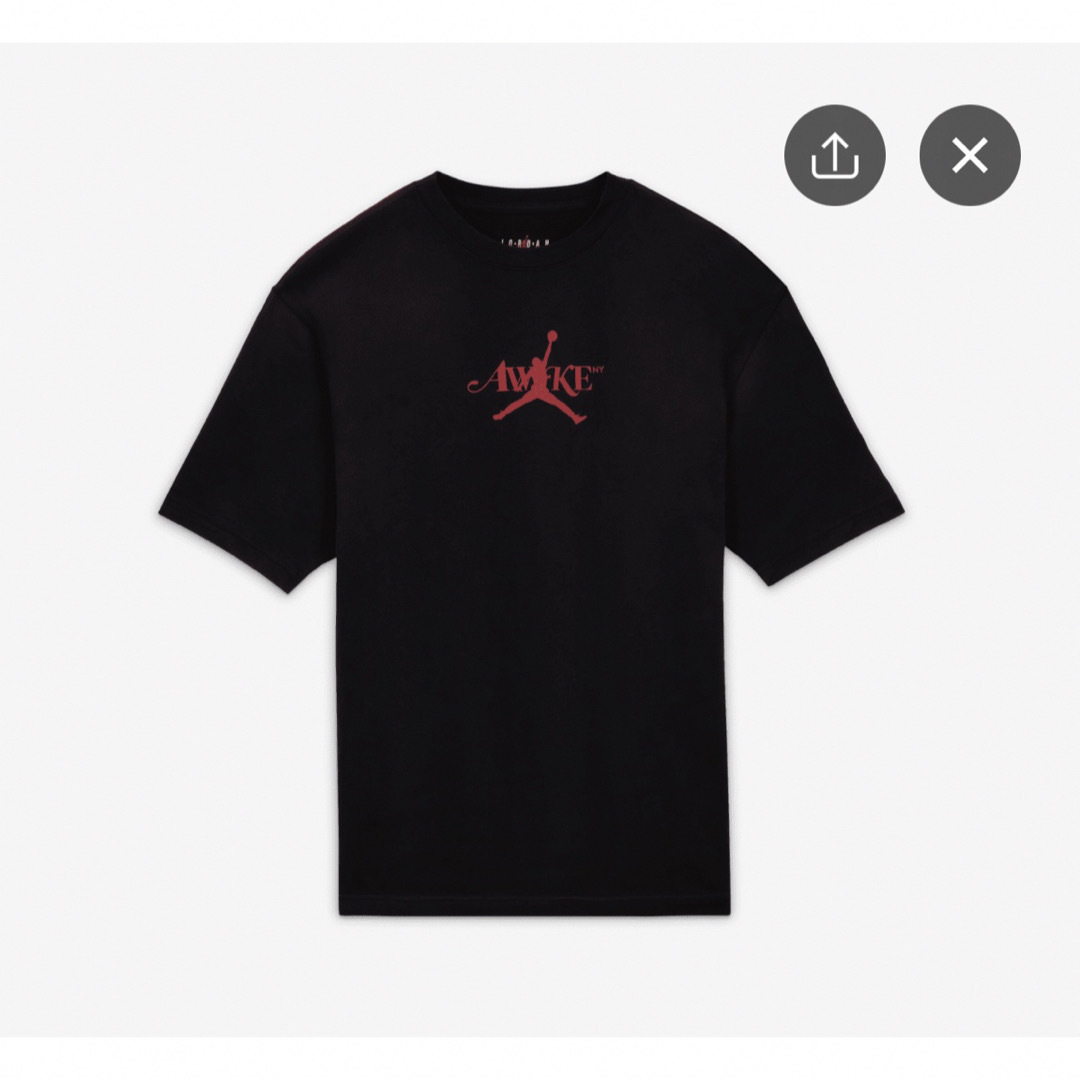 NIKE(ナイキ)の新品Nike JORDANxAwake Tシャツ ナイキ ジョーダン アウェイク メンズのトップス(Tシャツ/カットソー(半袖/袖なし))の商品写真