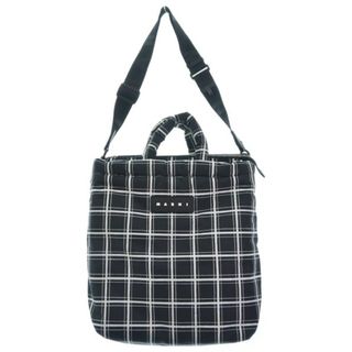 マルニ(Marni)のMARNI マルニ バッグ（その他） - 黒x白(チェック) 【古着】【中古】(その他)