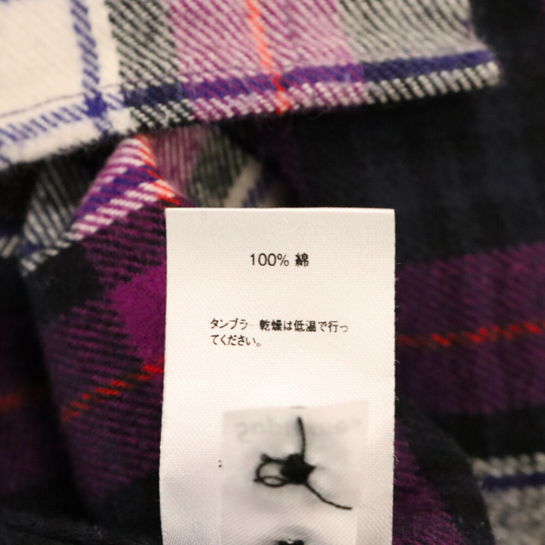 Supreme(シュプリーム)のSUPREME シュプリーム 14AW Tartan Flannel Shirt タータン フランネル 長袖チェックシャツ パープル メンズのトップス(シャツ)の商品写真