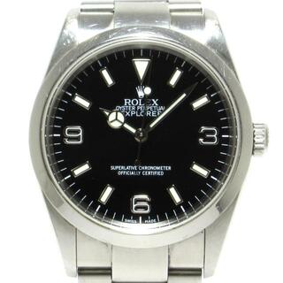 ロレックス(ROLEX)のROLEX(ロレックス) 腕時計 エクスプローラー1 114270 メンズ SS/12コマ 黒(その他)