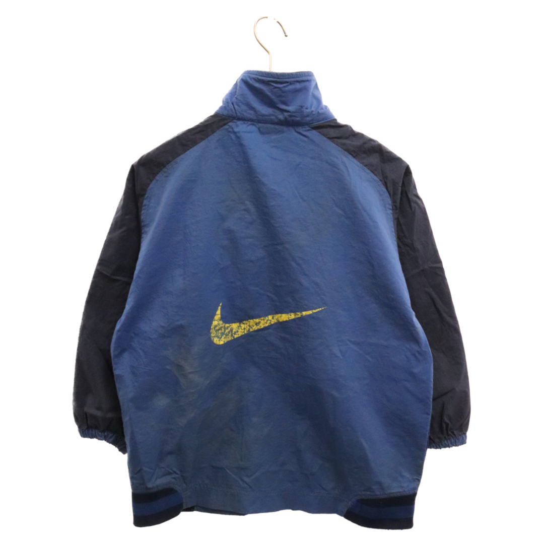 NIKE(ナイキ)のNIKE ナイキ 90S VINTAGE ヴィンテージ 銀タグ バックスウッシュプリント ナイロンジャケット ブルー メンズのジャケット/アウター(ナイロンジャケット)の商品写真