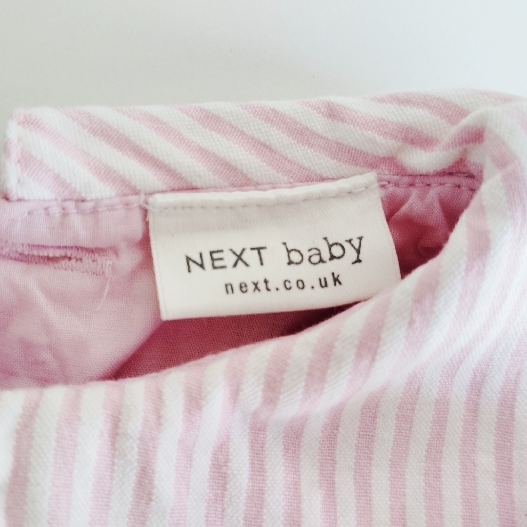 NEXT(ネクスト)の美品　NEXT baby ネクストベビー　ワンピース　ブルマ付き　3-6mths キッズ/ベビー/マタニティのベビー服(~85cm)(ワンピース)の商品写真