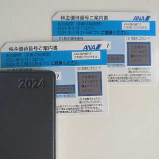 エーエヌエー(ゼンニッポンクウユ)(ANA(全日本空輸))のANA 株主優待券　2枚  有効期限2024年5月31日まで有効(その他)