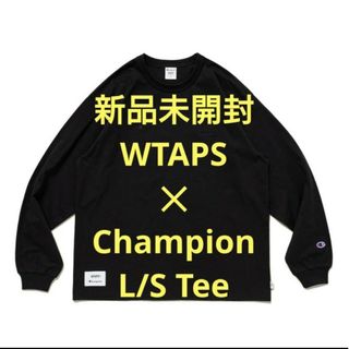 ダブルタップス(W)taps)の新品未開封 WTAPS × Champion ACADEMY L/S Tee(Tシャツ/カットソー(七分/長袖))