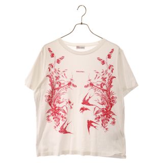 RED VALENTINO - RED VALENTINO レッド ヴァレンティノ フロントプリント 半袖Tシャツ カットソー XR0MG13V6GP ホワイト