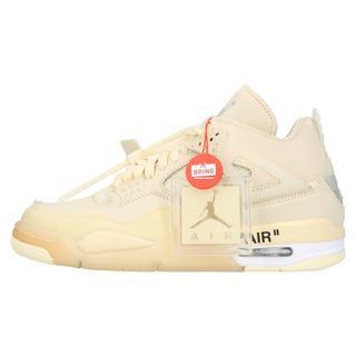 ナイキ(NIKE)のNIKE ナイキ ×Off-White WMNS AIR JORDAN 4 RETRO SP SAIL CV9388-100 オフホワイト ウィメンズ エアジョーダン4 セイル ハイカットスニーカー シューズ US9.5/26.5cm(スニーカー)