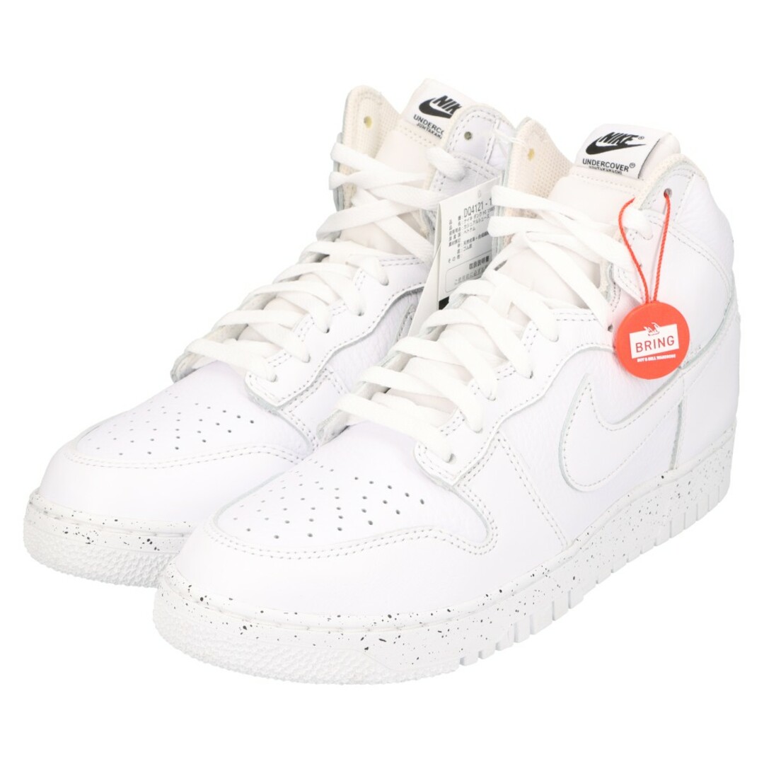 NIKE(ナイキ)のNIKE ナイキ ×UNDERCOVER DUNK HI 1985 アンダーカバー ダンク ハイカットスニーカー ホワイト US10.5/28.5cm DQ4121-100 メンズの靴/シューズ(スニーカー)の商品写真