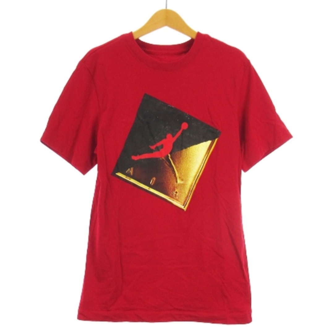 NIKE(ナイキ)のナイキ Tシャツ カットソー 半袖 プリント コットン レッド XS  メンズのトップス(Tシャツ/カットソー(半袖/袖なし))の商品写真