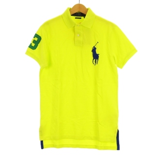 ポロラルフローレン(POLO RALPH LAUREN)のポロ ラルフローレン ポロシャツ 半袖 ビッグポニー 刺繍 イエロー S(ポロシャツ)