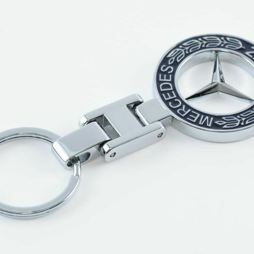 【Mercedes】メルセデスベンツ スリーポンテッドスター キーホルダー メンズのファッション小物(キーホルダー)の商品写真