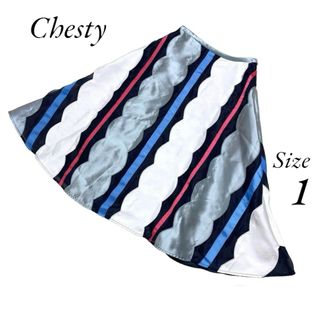 チェスティ(Chesty)の☆Chesty　チェスティ　スカラップ　ロングスカート(ロングスカート)