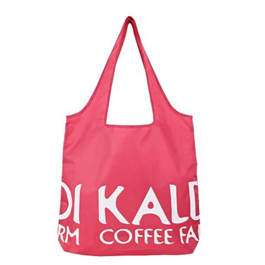 KALDI(カルディ)のカルディ　エコバッグ　2個セット　オンライン限定　スモーキーピンク レディースのバッグ(エコバッグ)の商品写真