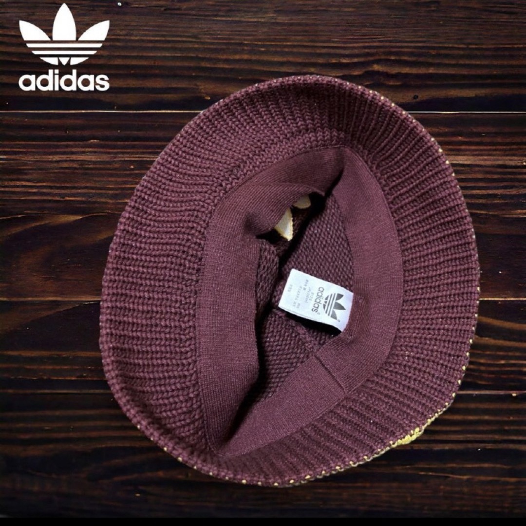 adidas(アディダス)のレア　00s adidas ニットキャップ   台湾製 メンズの帽子(キャップ)の商品写真