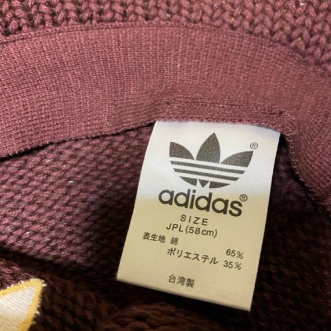 adidas(アディダス)のレア　00s adidas ニットキャップ   台湾製 メンズの帽子(キャップ)の商品写真