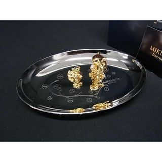 ミキモト(MIKIMOTO)の■新品■未使用■ MIKIMOTO ミキモト 本真珠 アコヤ真珠 パール 約3mm リス アクセサリートレイ インテリア オブジェ シルバー系 BH1829(その他)