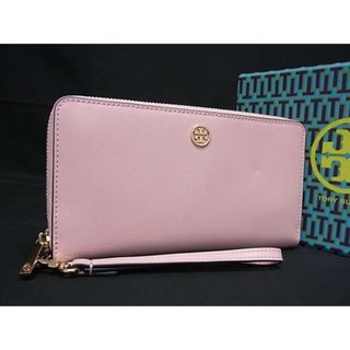 トリーバーチ(Tory Burch)の■新品■未使用■ TORY BURCH トリーバーチ レザー ラウンドファスナー 長財布 ウォレット レディース ピンク系 BI1169 (その他)