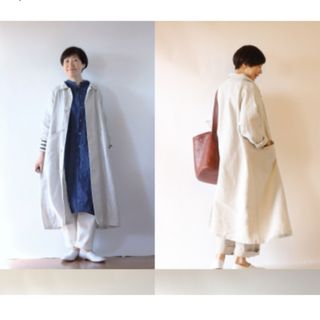 フォグリネンワーク(fog linen work)のフォグリネンワーク　あっこたん　そよ風コート(ロングコート)