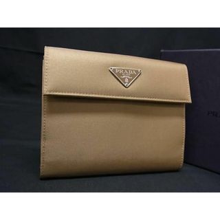 プラダ(PRADA)の■新品■未使用■ PRADA プラダ テスートナイロン 二つ折り 財布 ウォレット 小銭入れ 札入れ ライトブラウン系 AS8202 (財布)