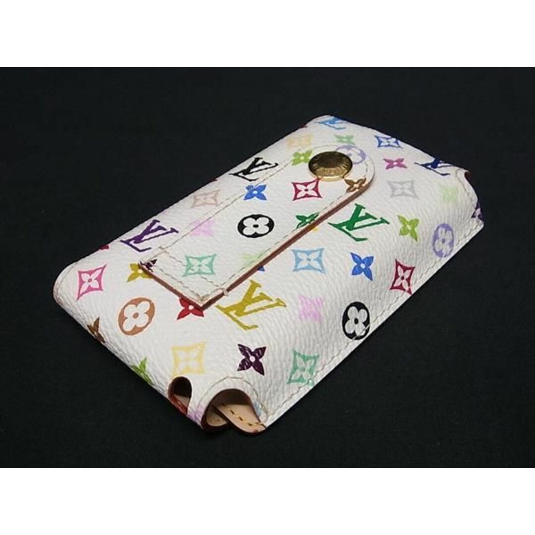 LOUIS VUITTON(ルイヴィトン)の LOUIS VUITTON ルイヴィトン M60014 モノグラムマルチカラー エテュイ iPod nano アイポッドナノケース ブロン アイボリー系 AV5421  メンズのファッション小物(その他)の商品写真