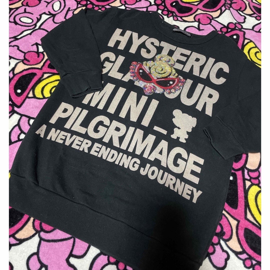 HYSTERIC MINI(ヒステリックミニ)の13.スパンコールトレーナー キッズ/ベビー/マタニティのキッズ服女の子用(90cm~)(ジャケット/上着)の商品写真